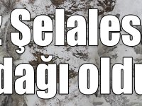Buzla kaplanan Susuz Şelalesi fotoğrafseverlerin ilgi odağı oldu