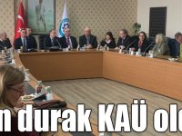 AB büyükelçilerinin Kars'taki son durağı Kafkas Üniversitesi oldu