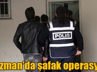 Kağızman’da şafak operasyonu