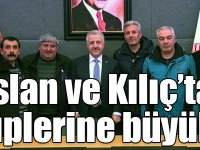 Arslan ve Kılıç’tan spor kulüplerine büyük yardım!