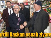 AK Partili Belediye Başkanı esnafı ziyaret etti