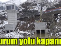 Erzurum yolu kapanıyor