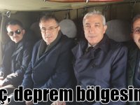 Kılıç, deprem bölgesinde!