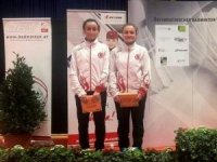 Erzincanlı sporcular Avusturya’dan gümüş madalya ile döndü