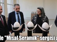 KAÜ’de "Misal Seramik" sergisi açıldı
