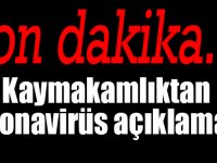 Son dakika... Kağızman Kaymakamlığından koronavirüs açıklaması!