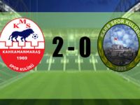 Karsspor 2-0 mağlup oldu.