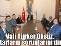 Vali Türker Öksüz, muhtarların sorunlarını dinledi