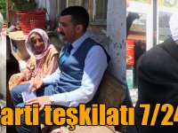 Çalkın: AK Parti teşkilatı 7/24 emrinizde