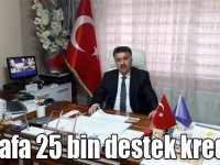 Başkan Burulday: “Esnafa 25 bin destek kredisi”
