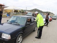 Kula girişinde ateş ölçerli korona tedbirleri