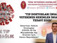 “Tıp doktorları insanı, veteriner hekimler İnsanlığı tedavi eder”