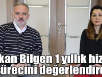 Başkan Bilgen 1 yıllık hizmet sürecini değerlendirdi