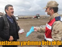 Kars'ta ilaçları biten KOAH hastasının yardımına Vefa ekibi yetişti