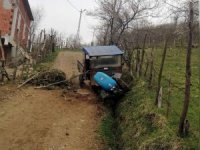 Giresun’da tarım aracı devrildi: 1 ölü