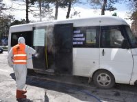 Tatvan’da araçlar her gün dezenfekte ediliyor