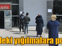 Valilik önündeki yığılmalara polis el koydu!