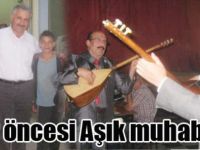 İftar öncesi Aşık muhabbeti