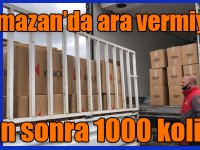 SBK Ramazan’da ara vermiyor, 2500 koliden sonra 1000 koli daha geldi!
