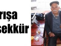 Digor'da Barışa teşekkür