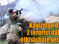 Kağızman'da 2 terörist daha silahlarıyla birlikte etkisiz hale getirildi