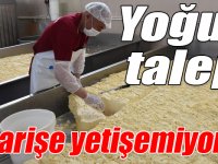 Karslı üreticiler, salgın günlerinde coğrafi işaretli Kars kaşarı siparişlerini yetiştiremiyor