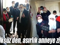 Vali Türker Öksüz, asırlık annenin ‘Anneler Günü’nü kutladı