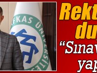 KAÜ’de, dönem sonu final sınavları online olarak yapılacak