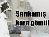 Sarıkamış kara gömüldü