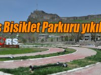 Kars Bisiklet Parkuru yıkılıyor