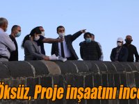 Vali Türker Öksüz, Kars Çayı Islahı Projesinin inşaatını inceledi