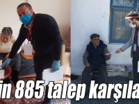Kars'ta, “Vefa Sosyal Destek Grubu” 8 bin 885 talebi karşıladı