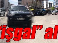 Kars’ta cadde ve kaldırımlar işgal altında