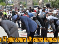 Kars’ta 74 gün sonra ilk cuma namazı kılındı