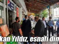 Kağızman Belediye Başkanı Yıldız, esnafı dinledi