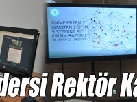 Son dersi Rektör Kapu verdi!
