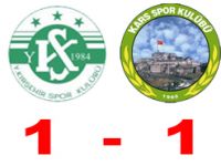 Kırşehir Deplasmanından 1 puanla döndük.