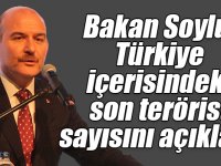 Bakan Soylu, Türkiye içerisindeki son terörist sayısını açıkladı!