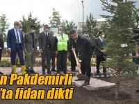 Bakan Pakdemirli Kars’ta fidan dikti