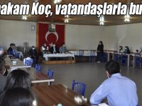 Arpaçay’da Kaymakam Koç, vatandaşlarla buluştu