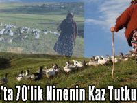 Kars'ta 70'lik Ninenin Kaz Tutkusu!