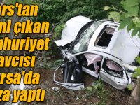 Kars'tan tayini çıkan Cumhuriyet Savcısı Bursa'da kaza yaptı