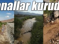Aras Nehri boyundaki sulama kanalları kurudu