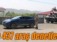 Bin 437 araç denetlendi