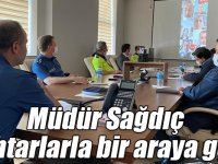 Müdür Sağdıç muhtarlarla bir araya geldi