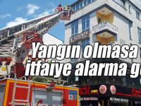 Yangın olmasa da itfaiye alarma geçti