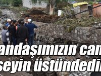 Kars Valisi Öksüz, selden zarar gören köylerde incelemelerde bulundu