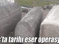 Kars’ta tarihi eser operasyonu