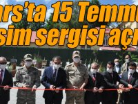 Kars’ta 15 Temmuz resim sergisi açıldı