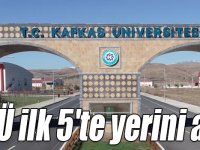 KAÜ ilk 5'te yerini aldı